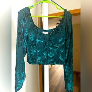 Willow Root Velvet Top